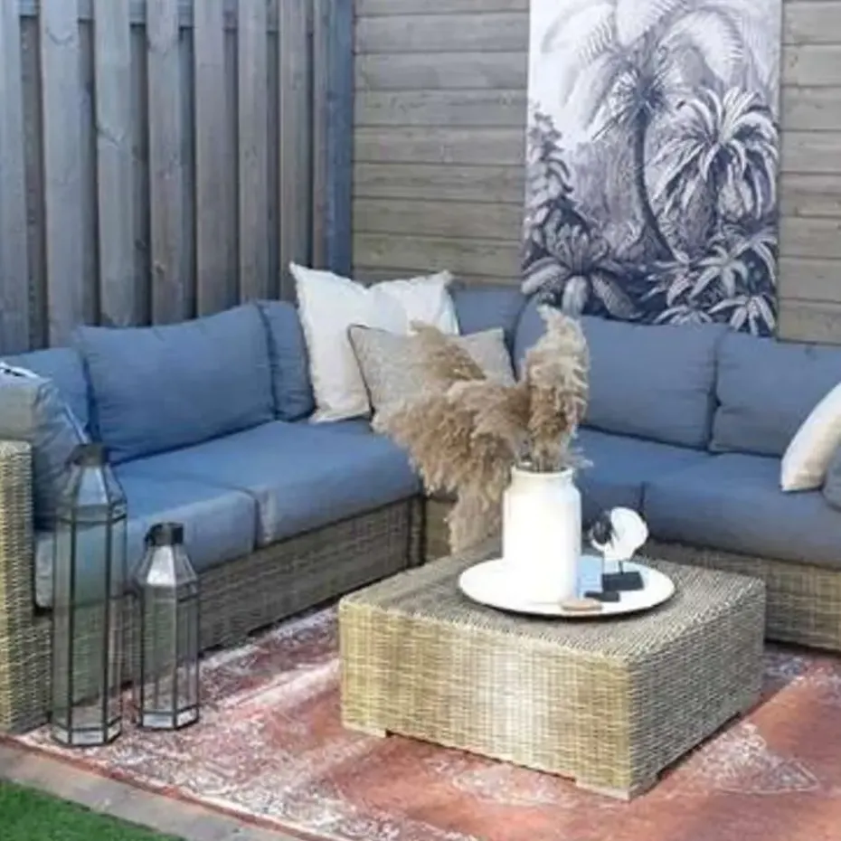 Eva Interior Buiten vloerkleed - Sage - Roest - 240x340 cm