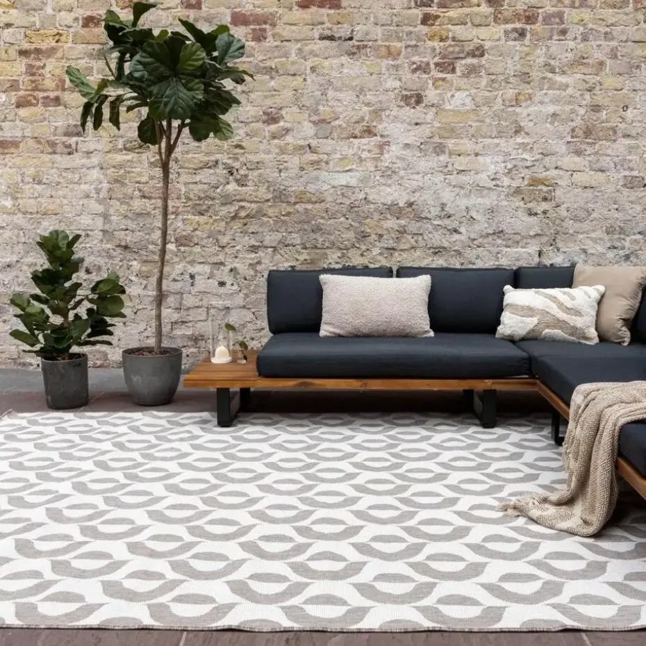 Eva Interior Buitenkleed Esta Naturel/wit - 340 x 240 cm