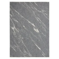 Eva Interior Buitenkleed Marble grijs/wit - 290 x 200 cm