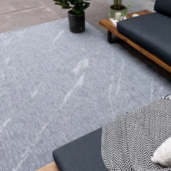 Eva Interior Buitenkleed Marble grijs/wit - 290 x 200 cm