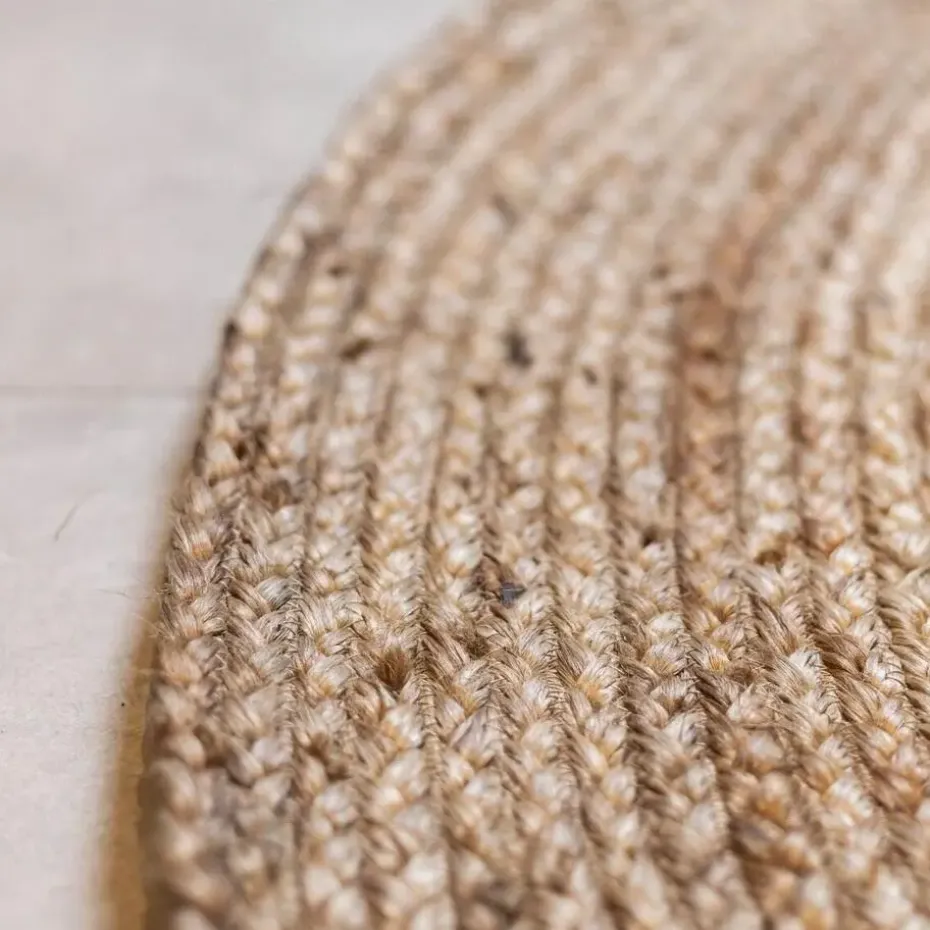 EVA Interior Vloerkleed Jute Rond - Naturel - 240 Ø (L)