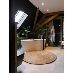 EVA Interior Vloerkleed Jute Rond - Naturel - 240 Ø (L)