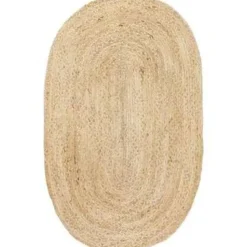 EVA Interior vloerkleed ovaal jute - naturel - 200 x 300 cm