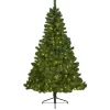 Everlands Kunst Kerstboom met verlichting - 210 cm