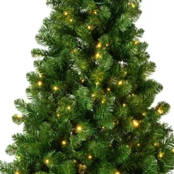 Everlands Kunst Kerstboom met verlichting - 210 cm