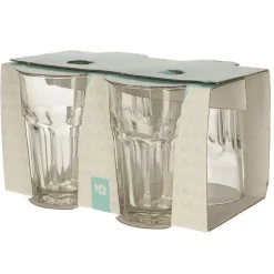 Excellent Houseware Drinkglazen set - 4x - 360ml - water glazen