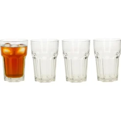 Excellent Houseware Drinkglazen set - 4x - 360ml - water glazen