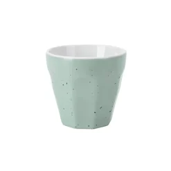 Excellent Houseware Koffiekop - 4x - porselein - 90 ml - gekleurd