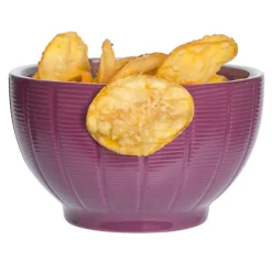 Excellent Houseware kommen/schaaltjes - D14 x H8 cm - paars
