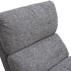 Fauteuil Bobbi incl. hocker - antraciet