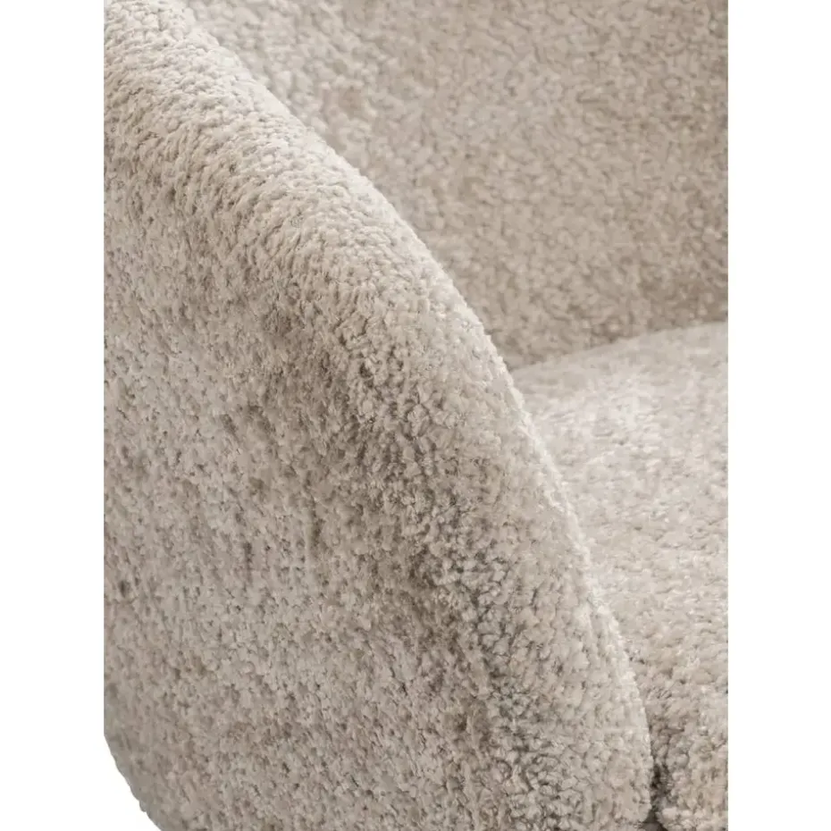 Fauteuil Cloe - stof - beige