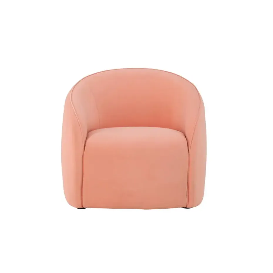 Fauteuil Roze Stof - 79x70x69cm - Neo