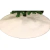 Feeric Christmas kerstboomrok - wit - 100 cm - polyester - rond