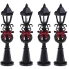 Feeric lights and christmas miniatuur lantaarns - 4x st- 10 cm