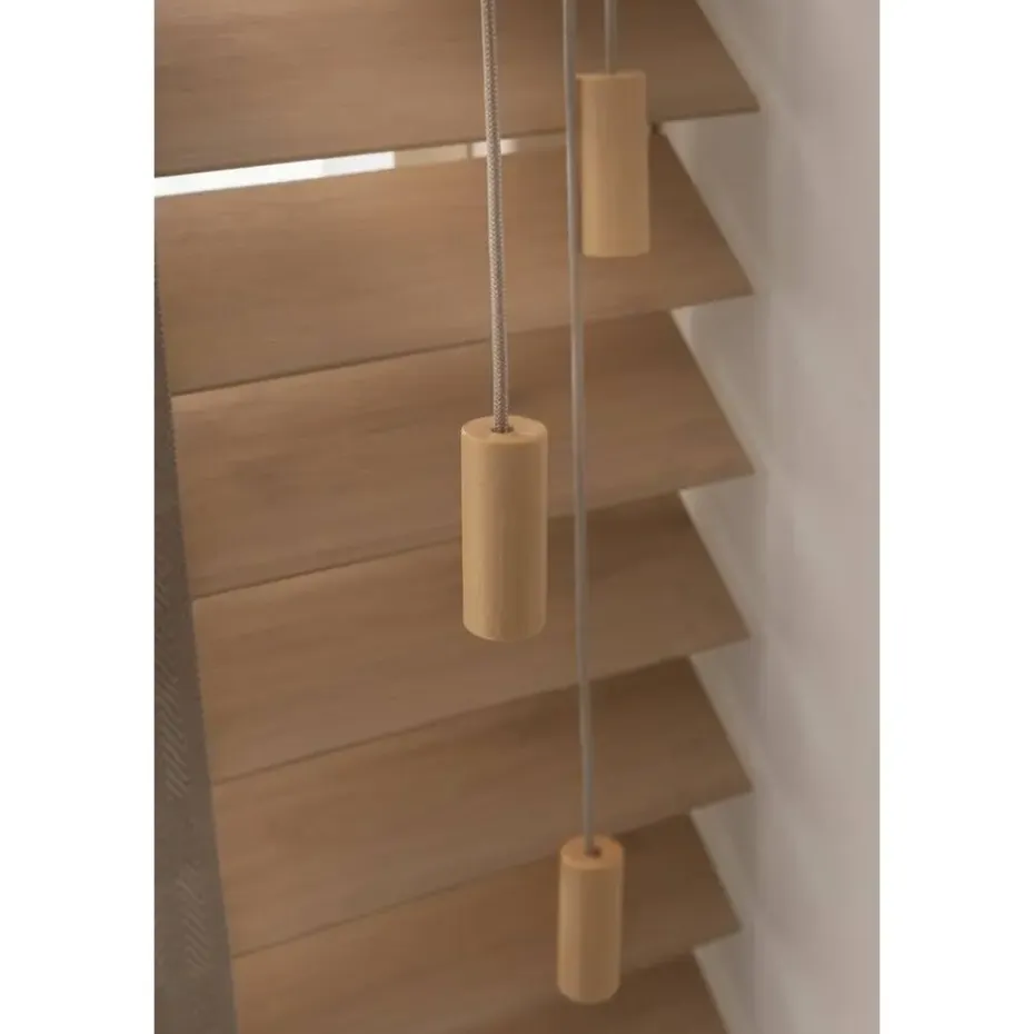 Fenstr bamboe jaloezie Tahiti 65mm - licht eiken (25951)