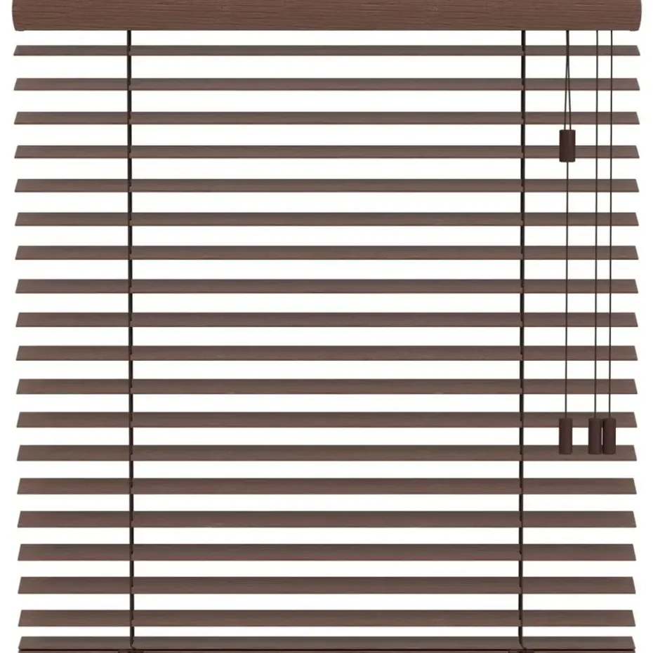 Fenstr bamboe jaloezie Tahiti 65mm - cacao bruin (30502)