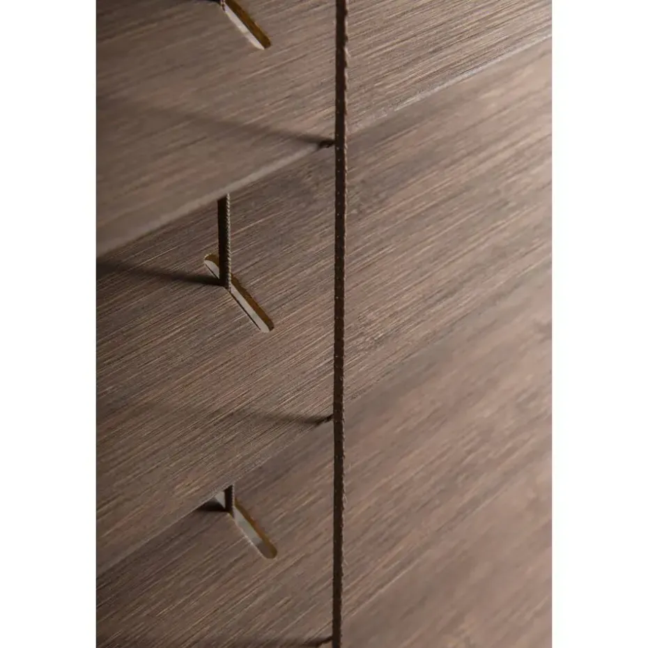 Fenstr bamboe jaloezie Tahiti 65mm - cacao bruin (30502)