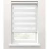 Fenstr Duo rolgordijn Planos lichtdoorlatend - wit (10030)