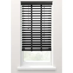 Fenstr jaloezie hout 50 mm zwart - 100x220 cm