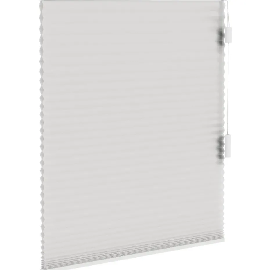 Fenstr plisségordijn Boston dubbel 25mm lichtdoorlatend - off-white (10716)