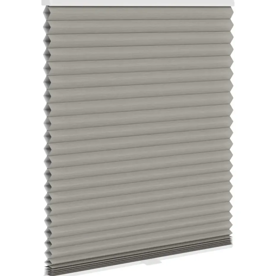 Fenstr plisségordijn Chicago dubbel 45mm verduisterend - taupe (30027)