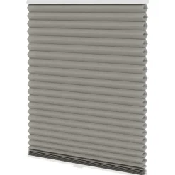 Fenstr plisségordijn Chicago dubbel 45mm verduisterend - taupe (30027)