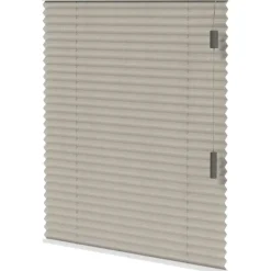 Fenstr plisségordijn Lille enkel 20mm transparant - crème (25004)