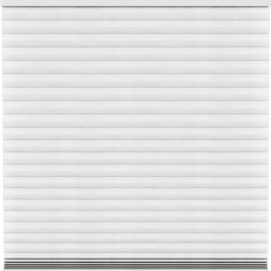 Fenstr plisségordijn Sidney dubbel 45mm transparant - off-white (10718)