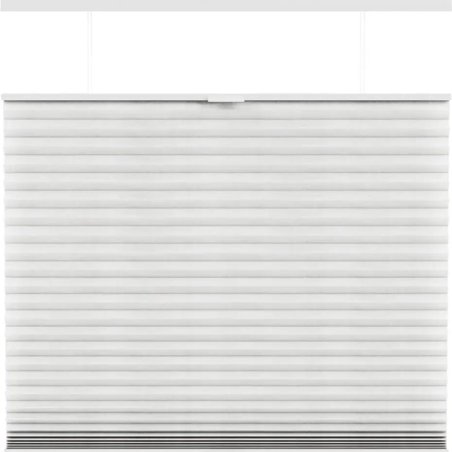 Fenstr plisségordijn Sidney dubbel 45mm transparant - off-white (10718)