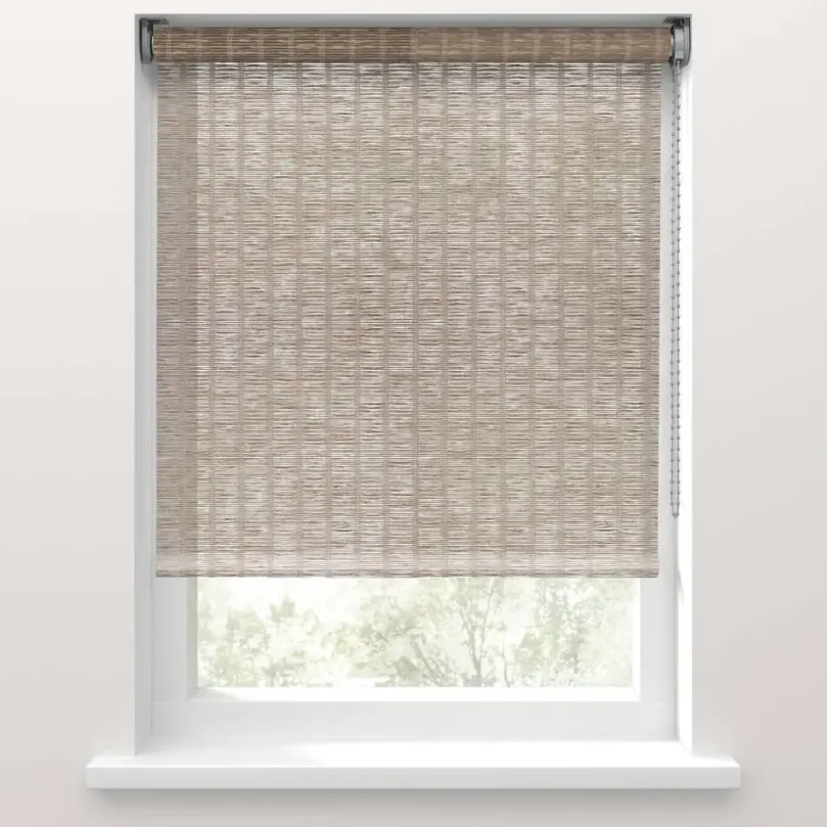 Fenstr rolgordijn Bali transparant - taupe (30041)