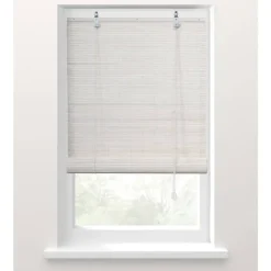 Fenstr Rolgordijn bamboe wit - 60x180 cm