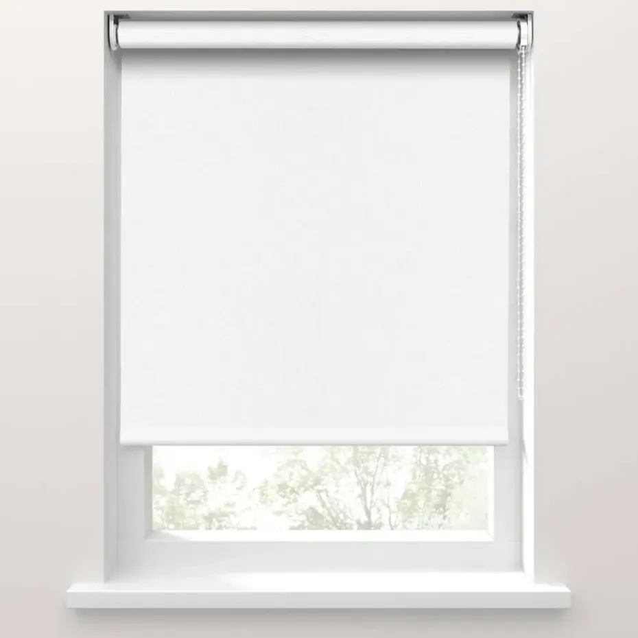 Fenstr rolgordijn Stockholm lichtdoorlatend - wit (10024)
