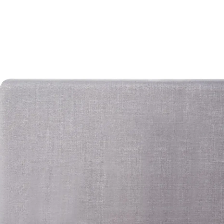 FITOU - Tweepersoonsbed - Lichtgrijs - 120 x 200 cm - Polyester