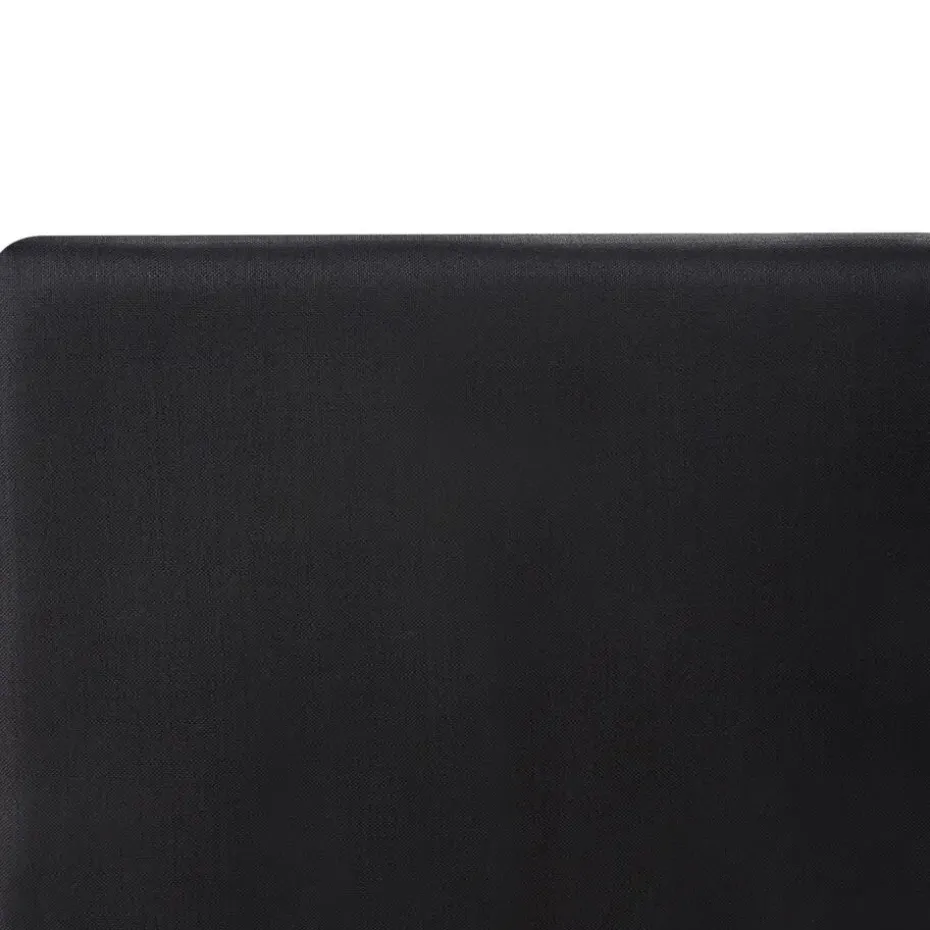 FITOU - Tweepersoonsbed - Zwart - 120 x 200 cm - Polyester