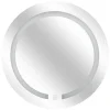 5Five Badkamer wandspiegel LED - batterij - zilver - D45 cm