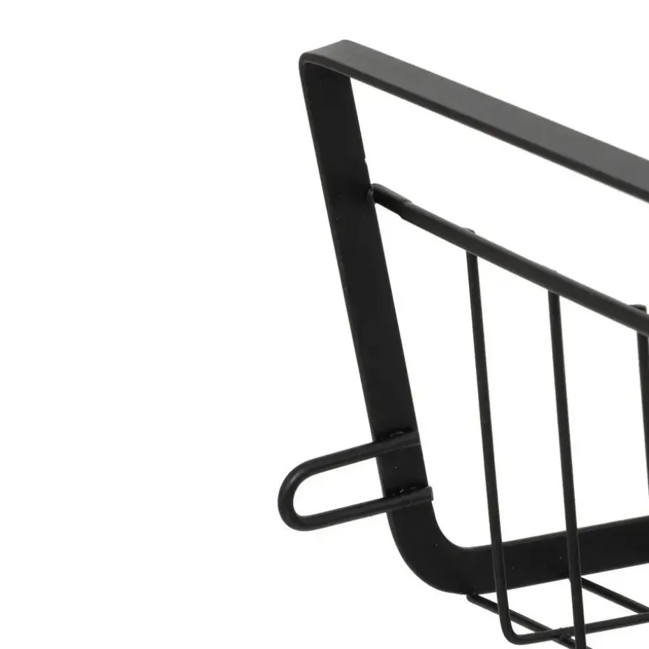 5Five Hangmand voor kast - metaal - 31 x 31 x 12 cm - zwart