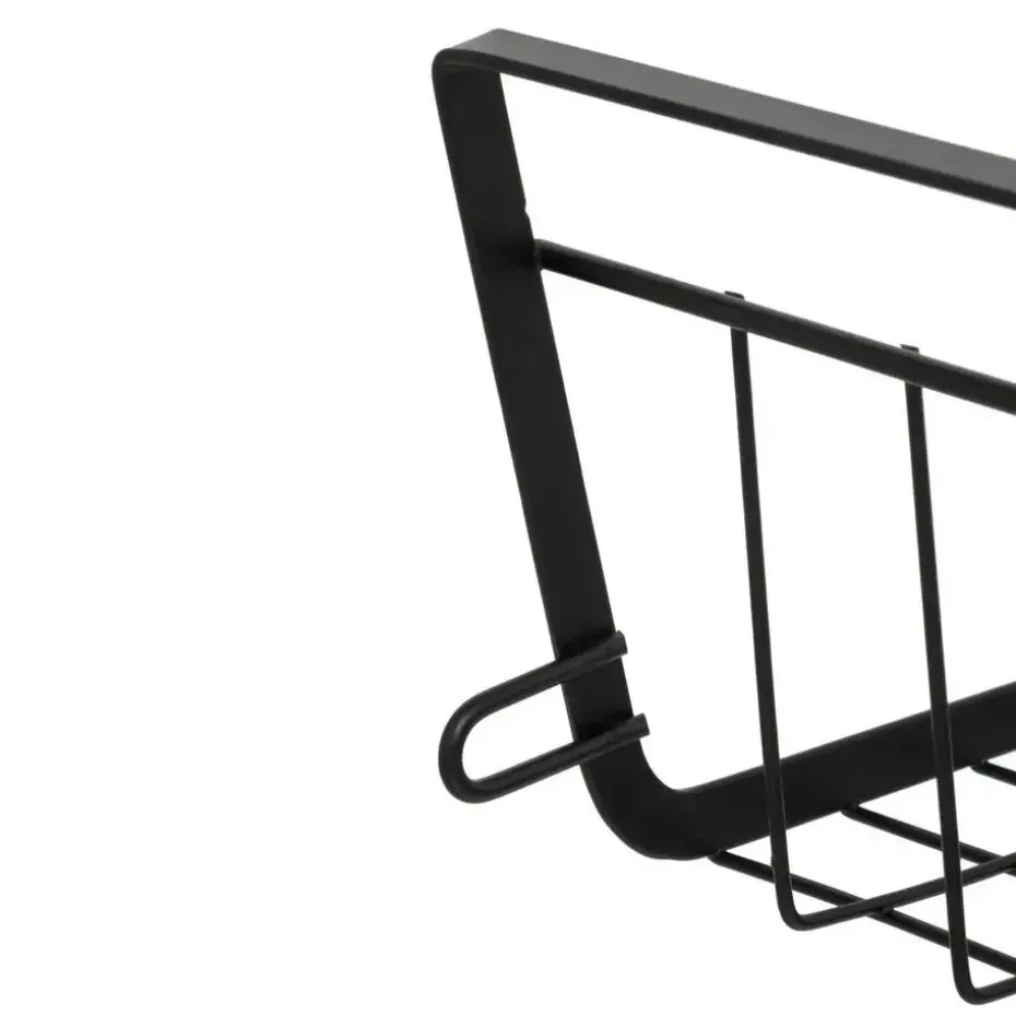 5Five Hangmand voor kast - metaal - 51 x 30 x 11 cm - zwart