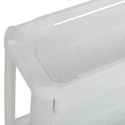 5Five Keuken/badkamer trolley 4 laags - 37 x 15 x 79 cm - wit