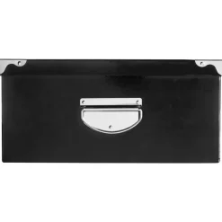 5Five Opbergdoos/box - zwart - L40 x B26.5 x H14 cm - Karton