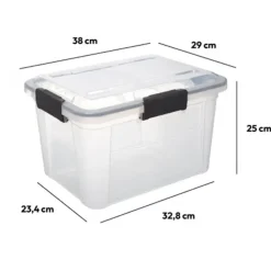 5Five Opbergkist met deksel - Protect - 18L - 38x29x25 cm