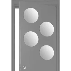 5Five Plak spiegels tegels - 4x stuks - zelfklevend - 30 x 30 cm