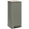 5Five Prullenbak/pedaalemmer - groen - metaal - 30 liter