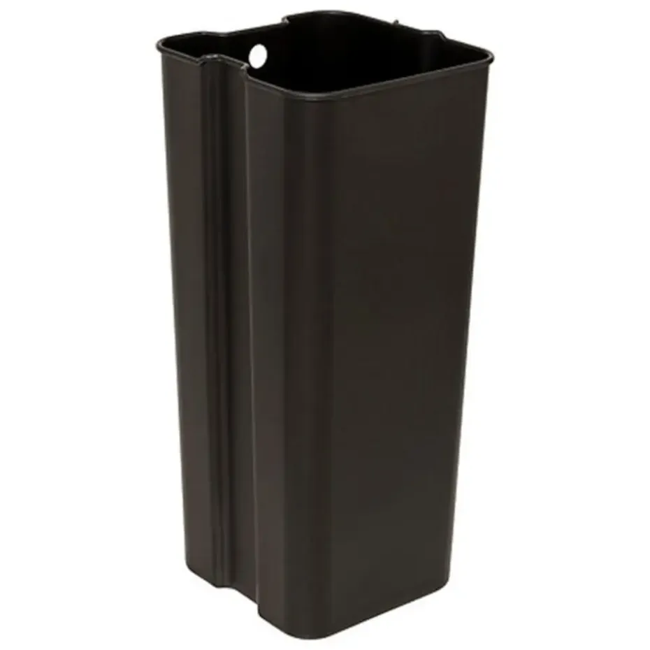 5Five Prullenbak/pedaalemmer - zwart - metaal - 30 liter