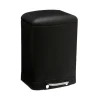 5Five Prullenbak/pedaalemmer - zwart - metaal - 6 liter - 23 x 32 cm