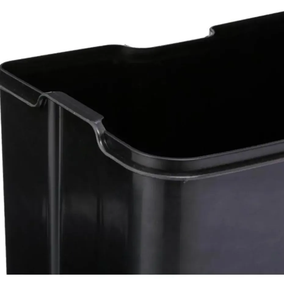 5Five Prullenbak/pedaalemmer - grijs - metaal - 30 liter - 34 x 61 cm
