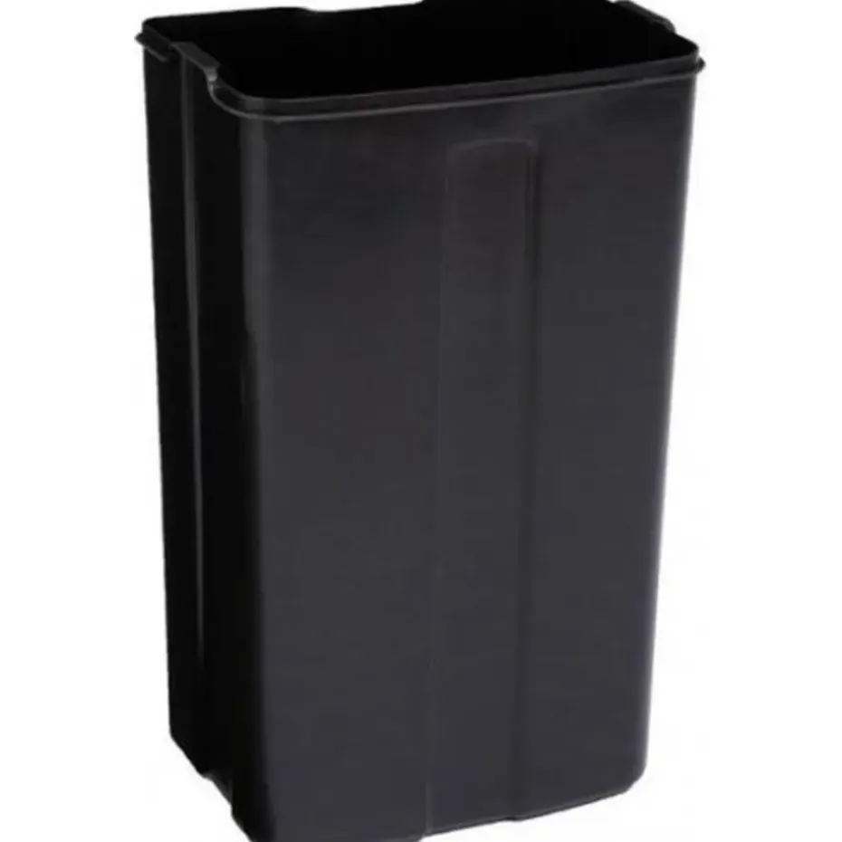 5Five Prullenbak/pedaalemmer - grijs - metaal - 30 liter - 34 x 61 cm