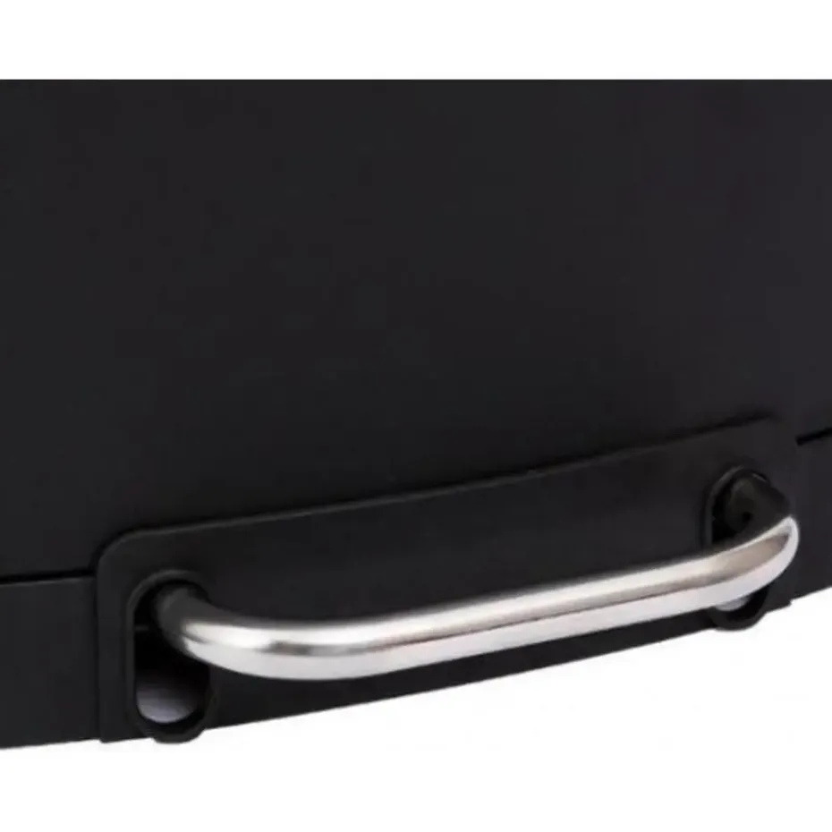 5Five Prullenbak/pedaalemmer - grijs - metaal - 30 liter - 34 x 61 cm