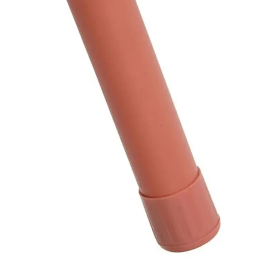 5Five Stapelbaar zit krukje - metaal/polyester - roze