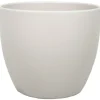 Floran Plantenpot - taupe - mat - keramiek - 28 x 25 cm