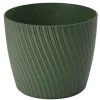 Form Plastic Plantenpot - kunststof - donkergroen - D27 x H23 cm